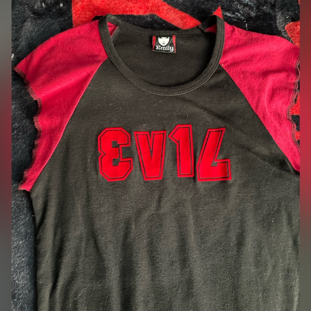 [SOLD] emily the strange evil baby tee